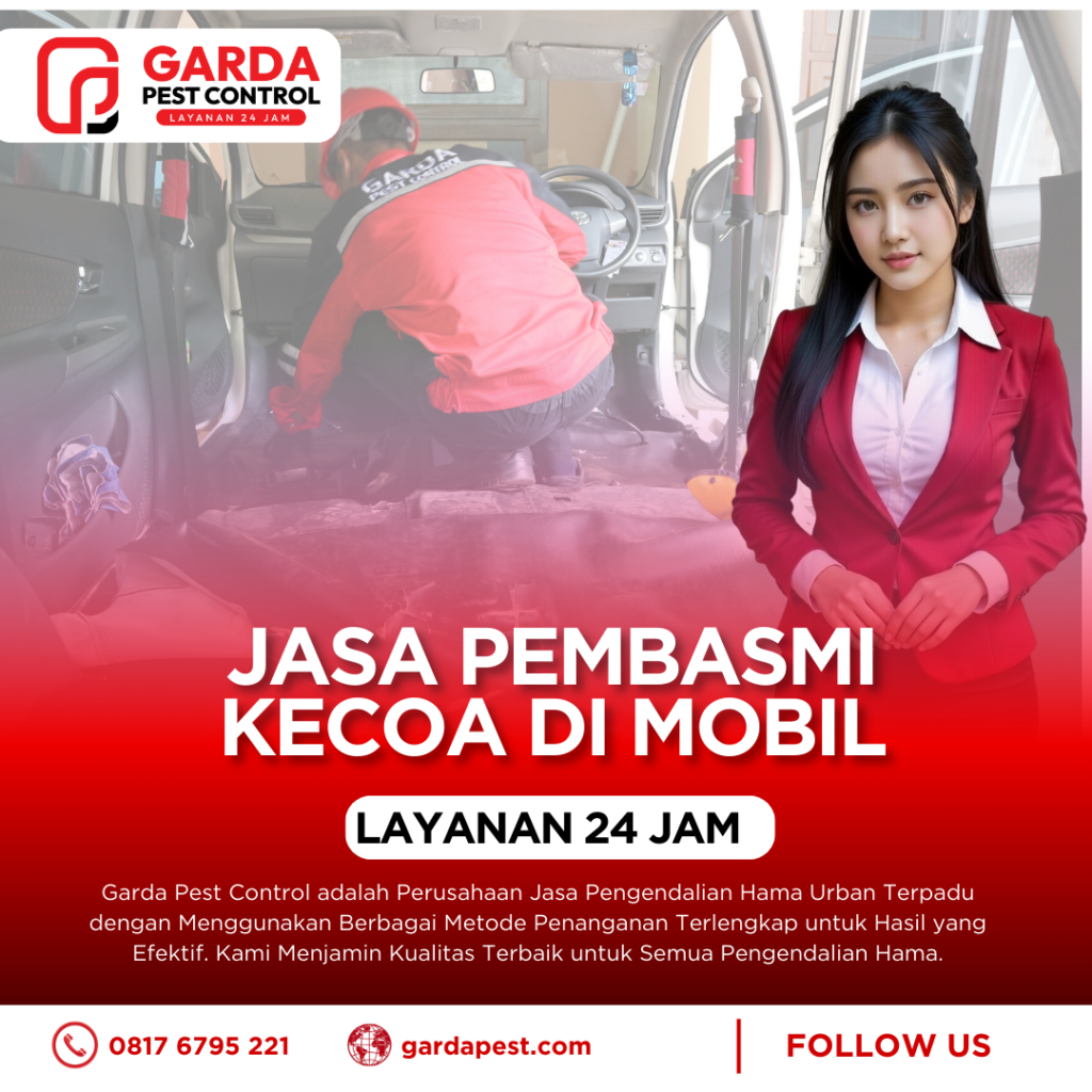 Jasa Pembasmi Kecoa Mobil di Cirebon Tanpa Bongkar Tuntas Hingga Akar