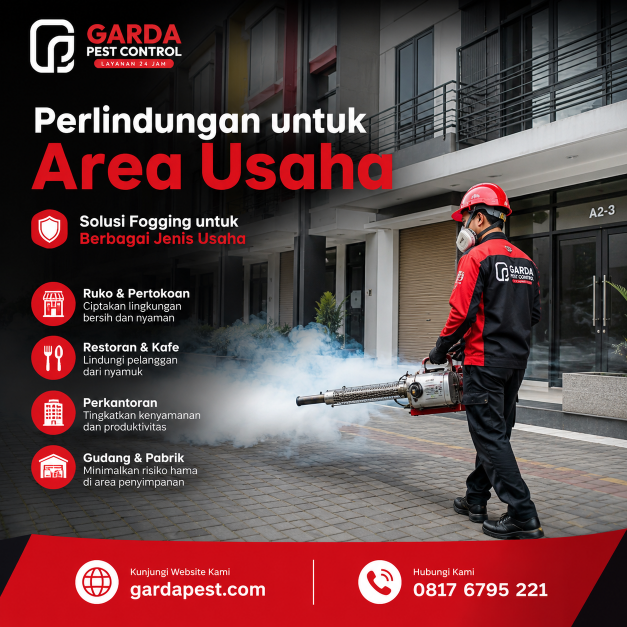 Layanan Jasa Fogging DBD untuk Area Kantor dan Pabrik di Cirebon