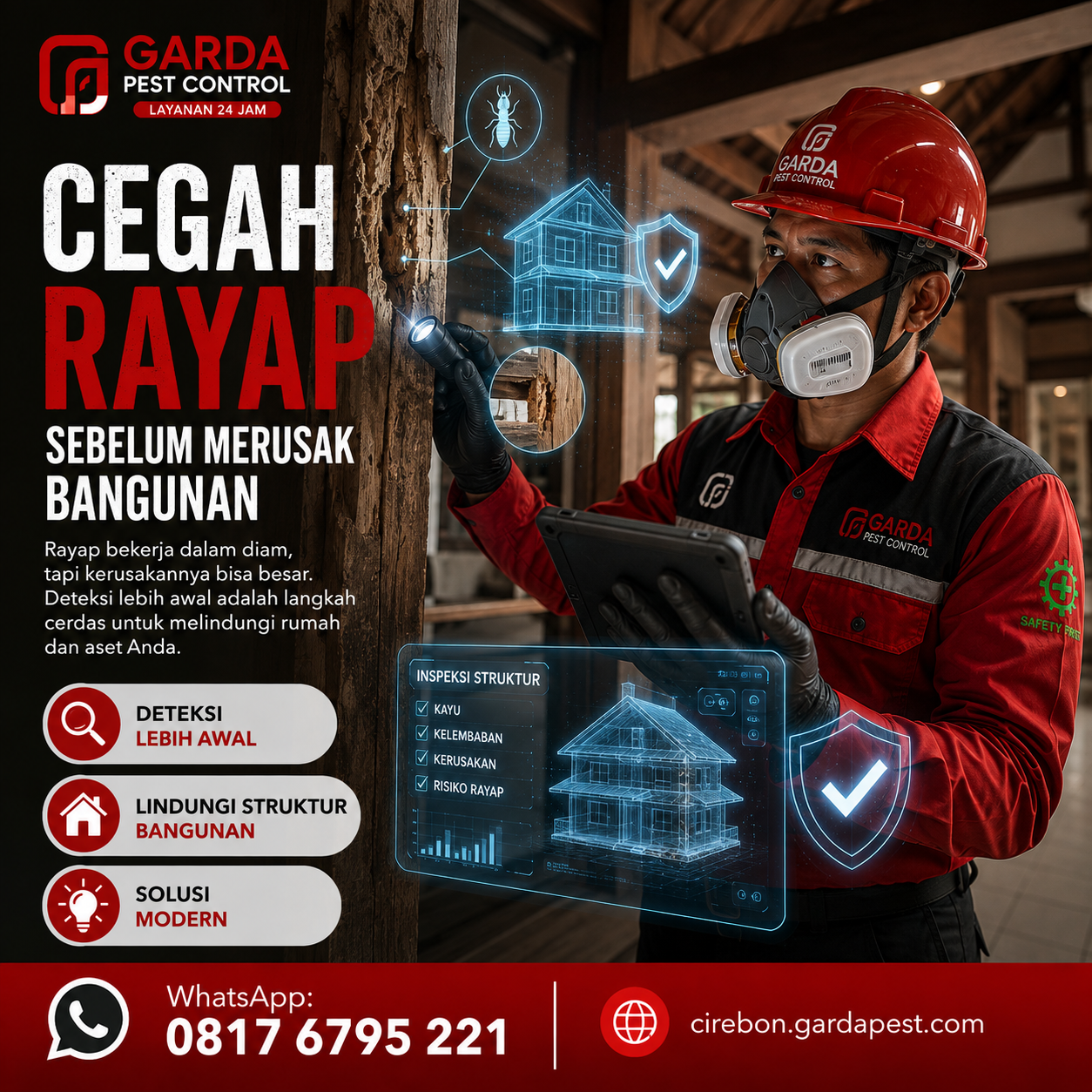 Jasa Anti Rayap Bangunan Pabrik Cirebon untuk Perlindungan Fasilitas Industri
