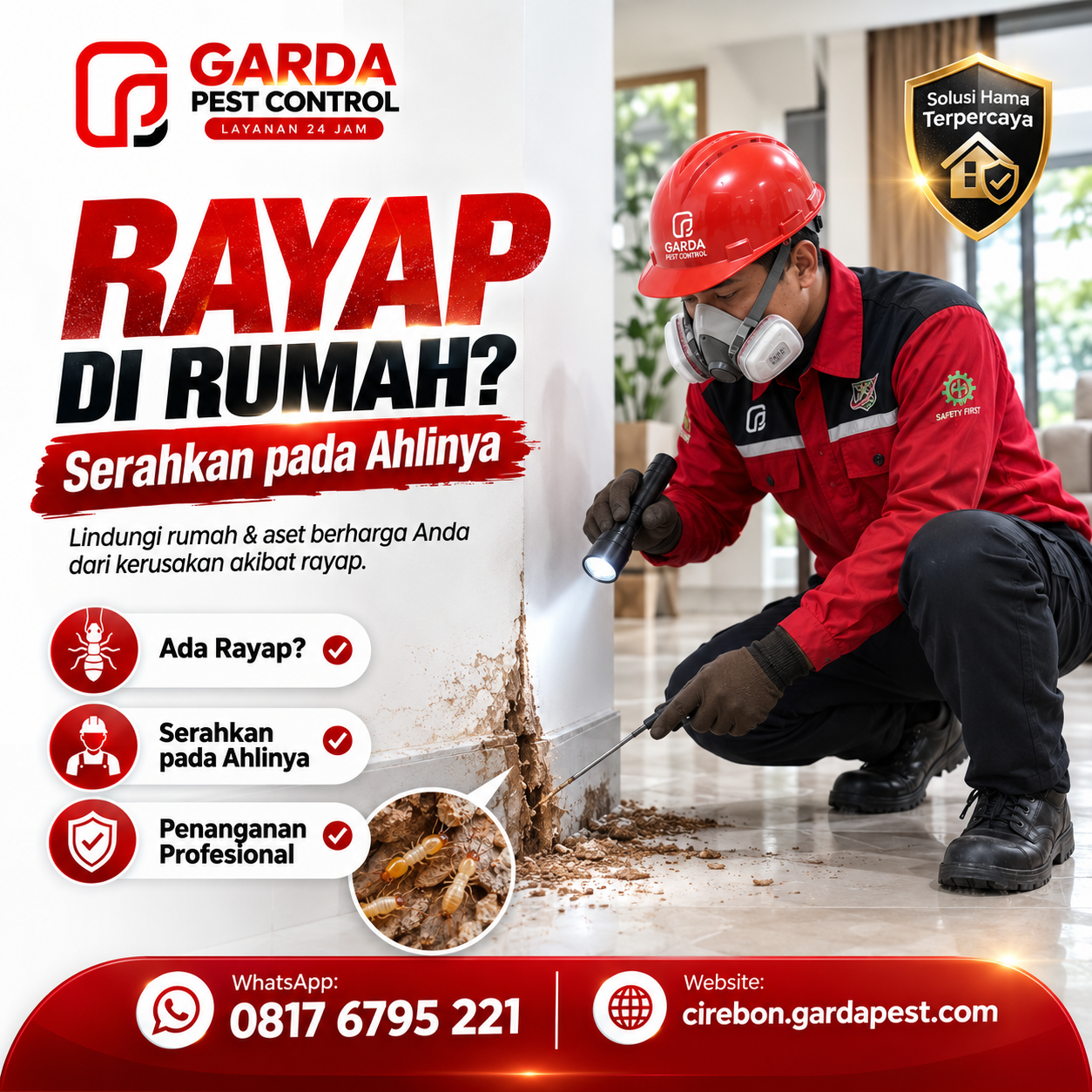 Biaya Jasa Anti Rayap Per Meter di Cirebon: Rincian Tarif dan Panduan Perhitungan