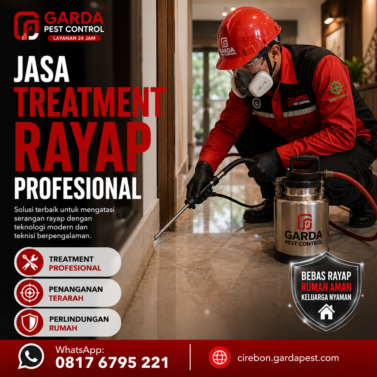 Jasa Anti Rayap Bangunan Pabrik Cirebon untuk Perlindungan Fasilitas Industri