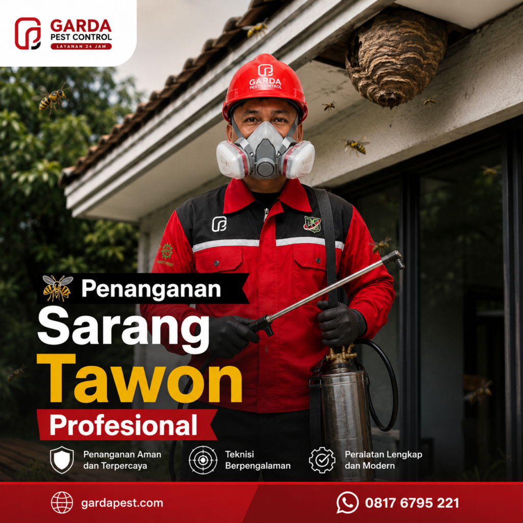 Jasa Pembasmi Sarang Tawon di Tempat Tinggi Cirebon