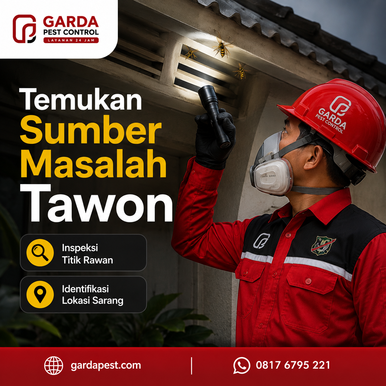 Jasa Basmi Sarang Tawon Cirebon dan Faktor Penentunya