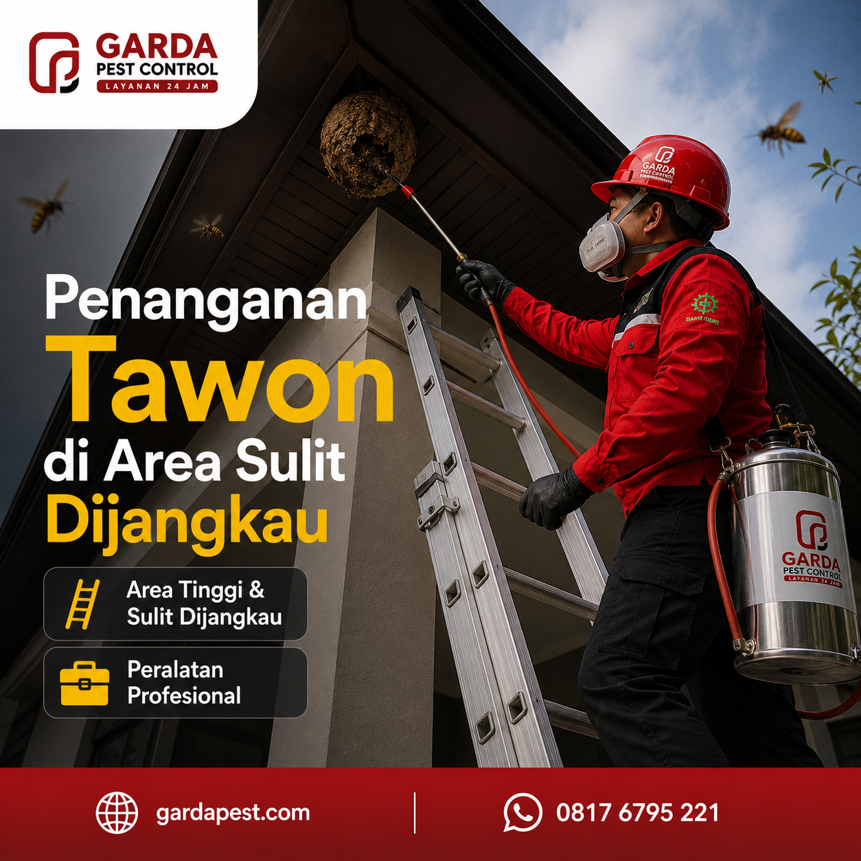 Jasa Basmi Sarang Tawon Cirebon dan Panduan Estimasi Layanan