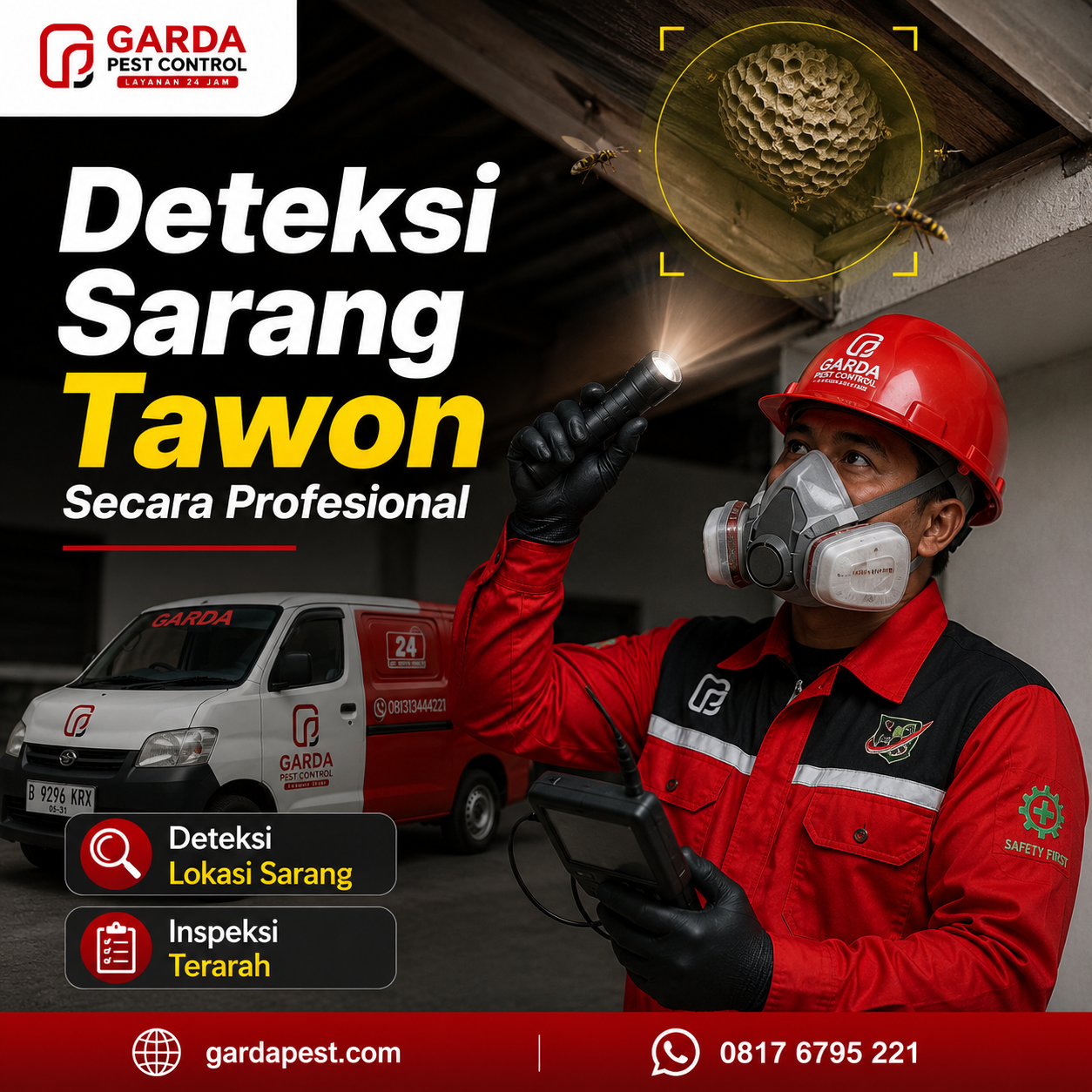 Jasa Penanganan Sarang Tawon Skala Industri di Cirebon