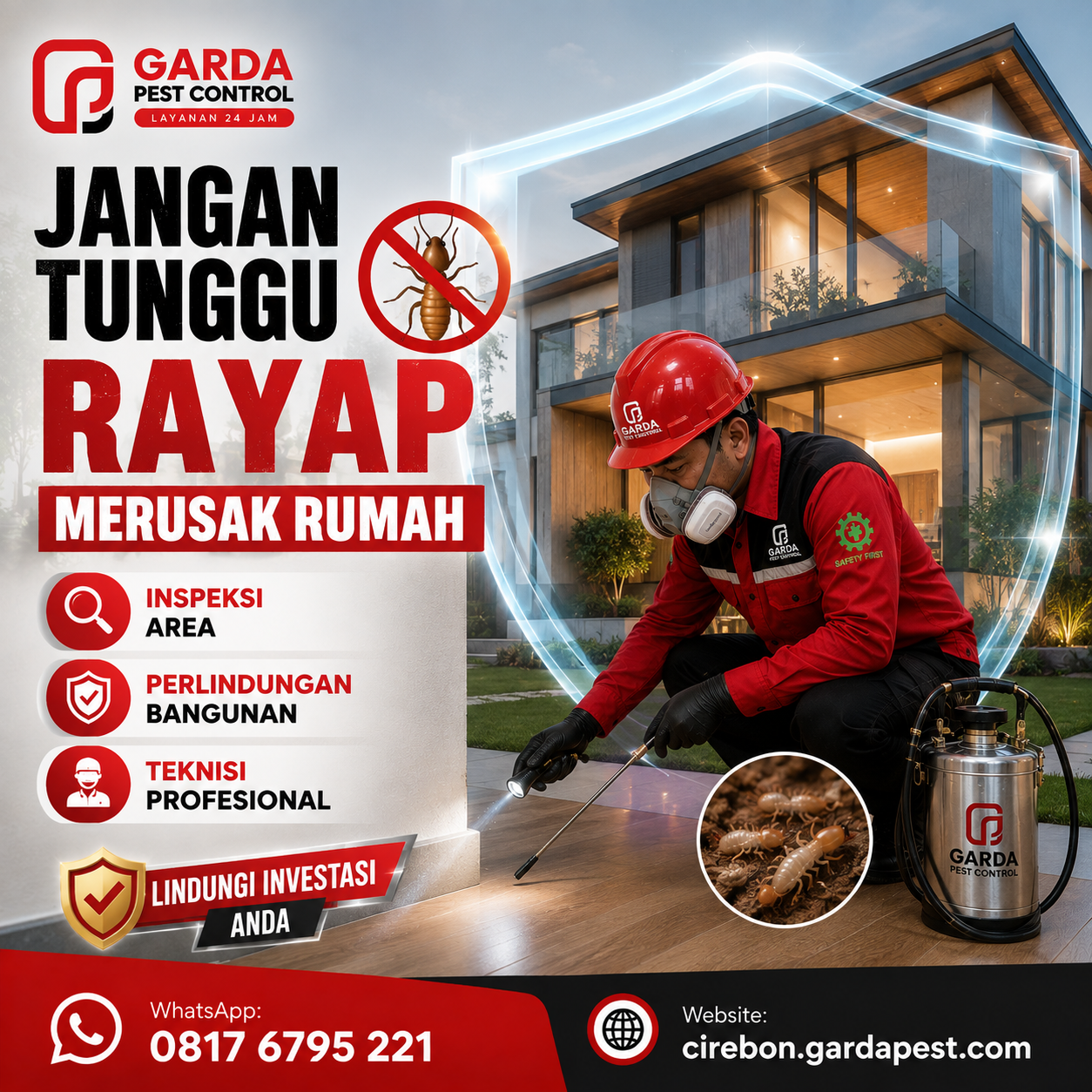 Biaya Suntik Rayap Per Meter di Cirebon dan Panduan Proteksi Bangunan