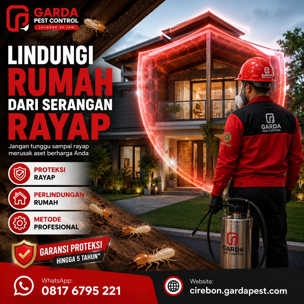 Jasa Anti Rayap untuk Gedung Kantor dan Pabrik Cirebon: Solusi Proteksi Bangunan Komersial