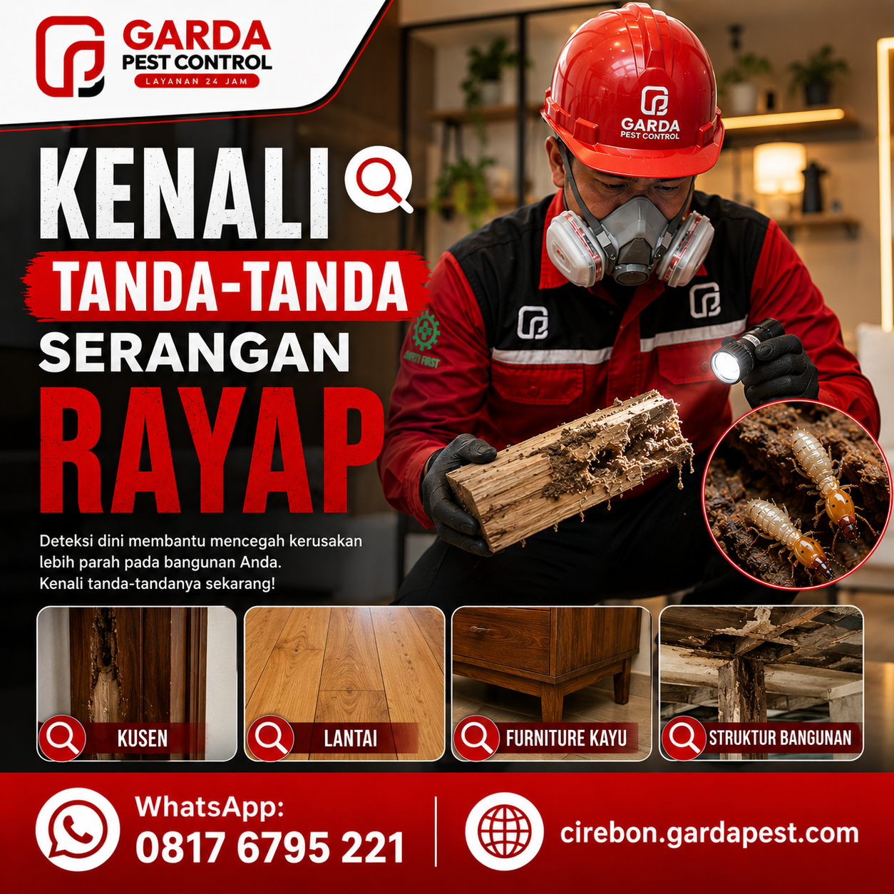 Jasa Suntik Rayap Cirebon Toko Perkantoran 
