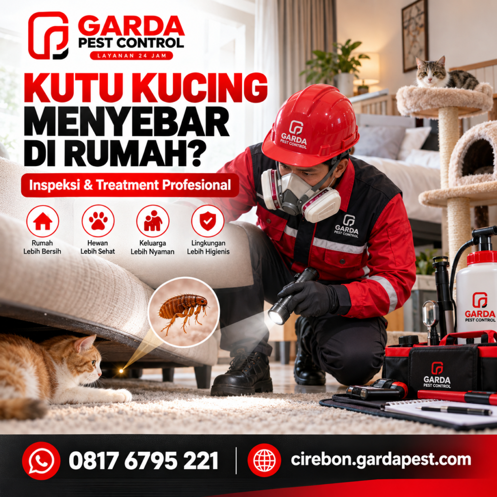 Jasa Pembasmi Kutu Kucing Terdekat dan Terpercaya di Cirebon